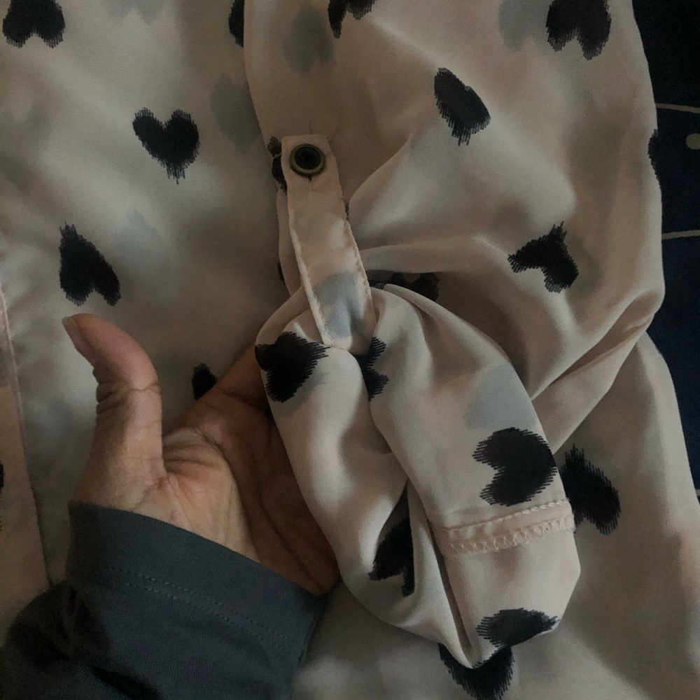 Heart mesh button down - Picture 5 of 5